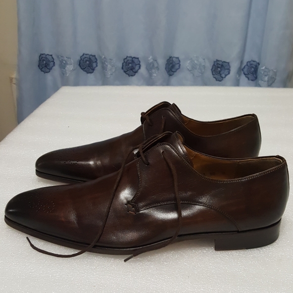 ?MAGNANNI? Men\'s Almond Toe Leather Oxf main image 5
